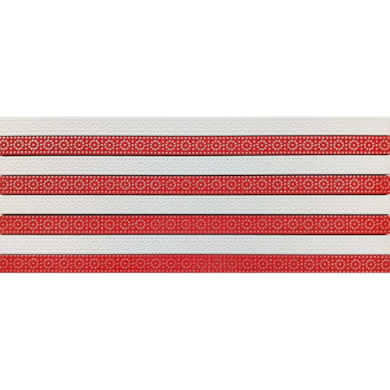 MOZAIKA FUSION CZERWIEŃ 20X50