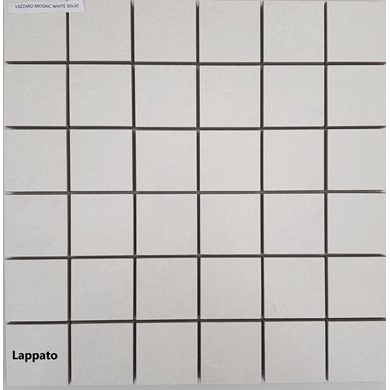 LAZZARO MOS WHITE SEMI-POL. 30X30