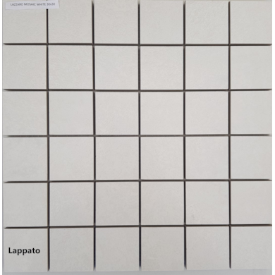 LAZZARO MOS WHITE SEMI-POL. 30X30